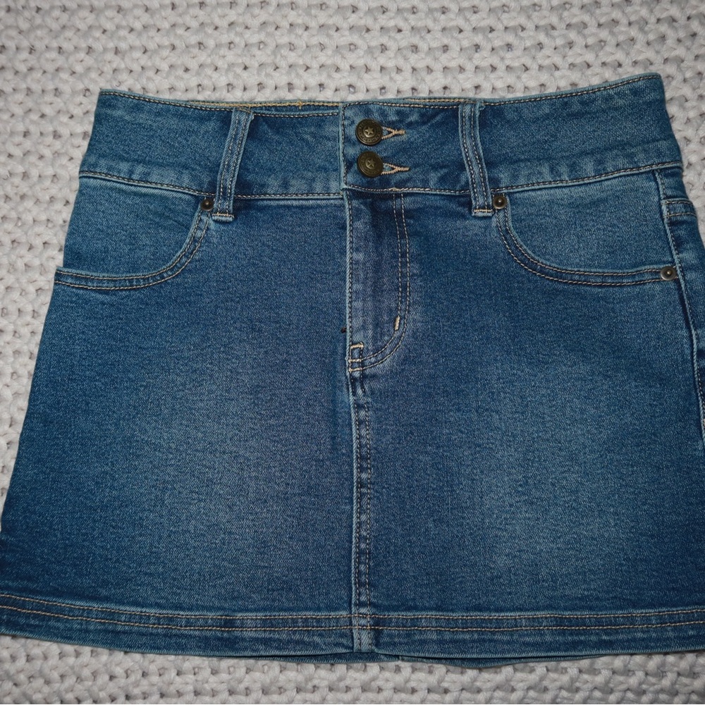 Faye Low rise Princess Polly Denim Mini Skirt